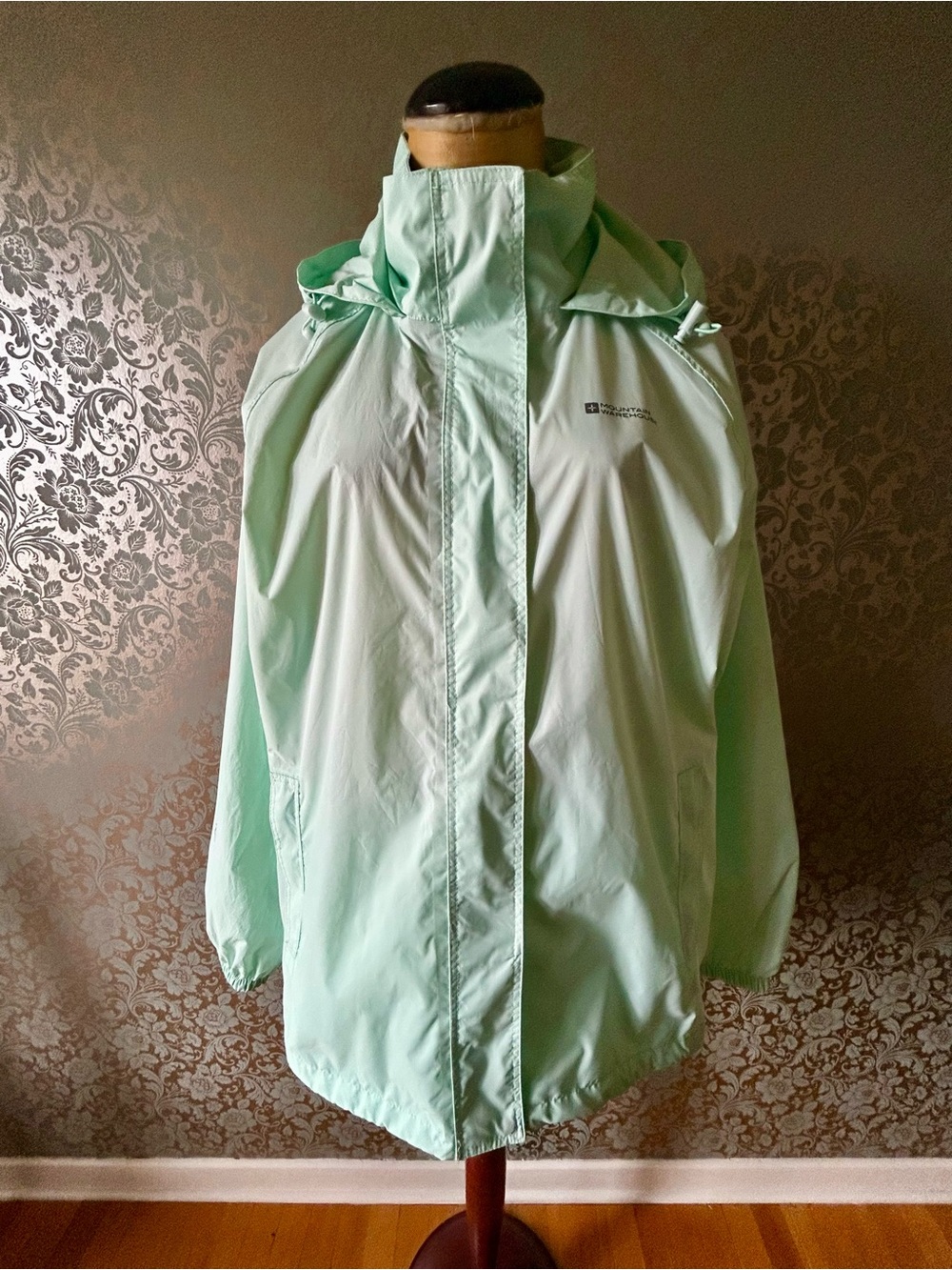 Mountain Warehouse Pakka II Waterproof Jacket Mint Green Size US 14 / UK 18